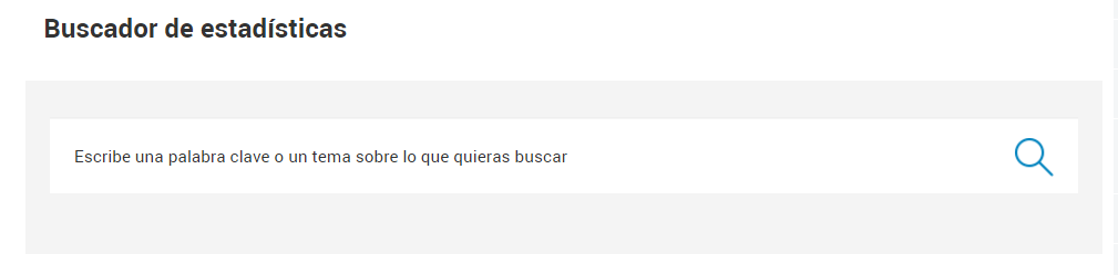 Buscador del Servicio de estad&iacute;stica del Consejo General del Poder Judicial
